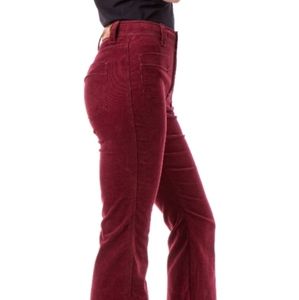 Jordache vintage corduroy high rise flare pants
